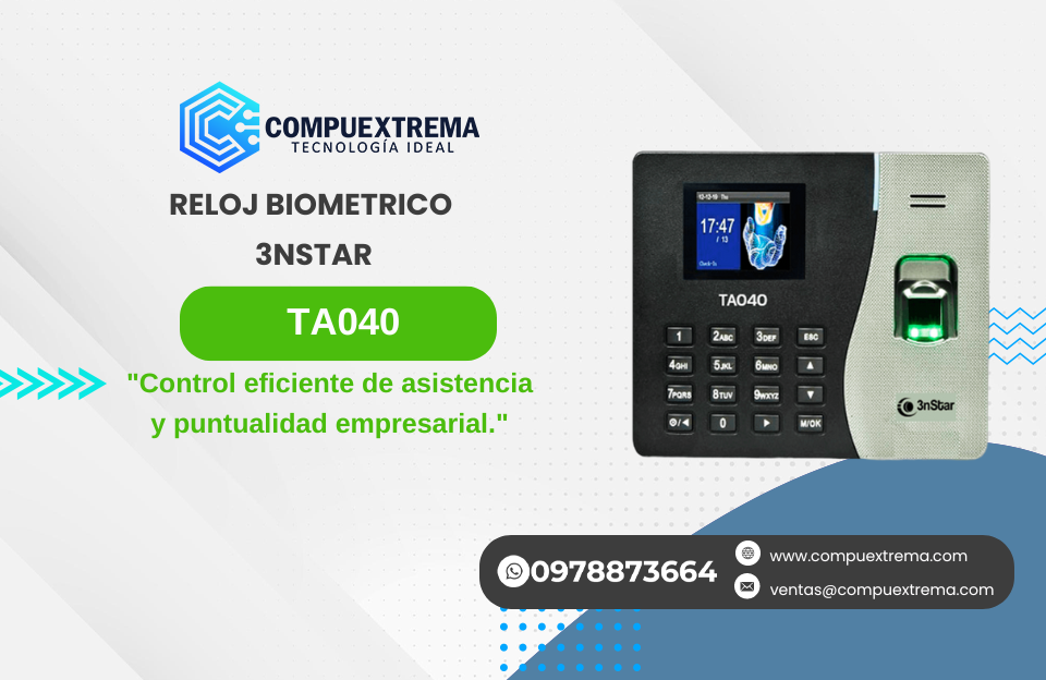 RELOJ BIOMETRICO 3NSTAR