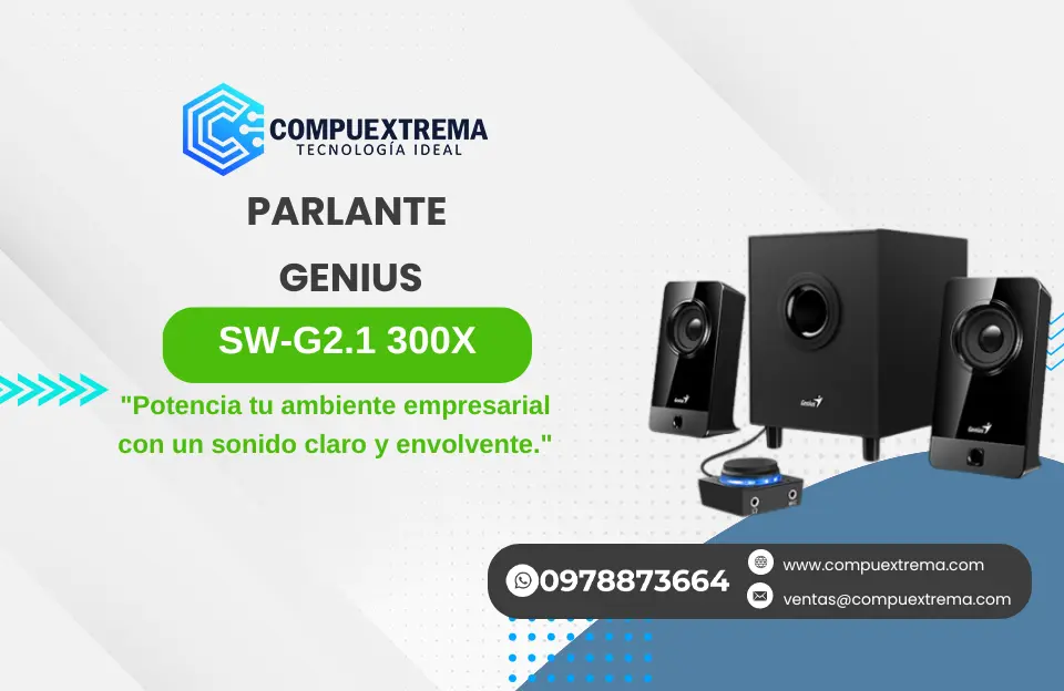 Parlante Genius SW-G2.1 300X