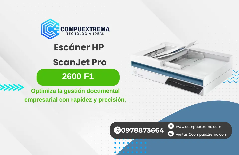 Escáner HP ScanJet Pro 2600 F1