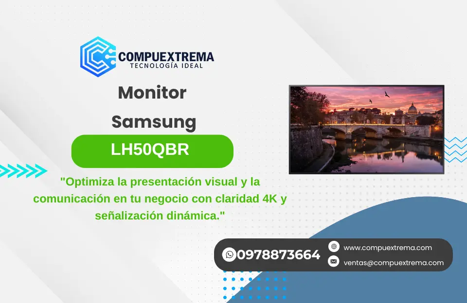Monitor Samsung LH50QBR 50 Pulgadas 4K